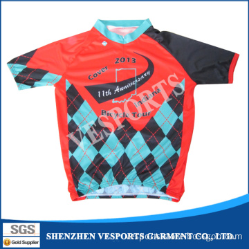 100% Polyester Coolmax Cycling Clothing